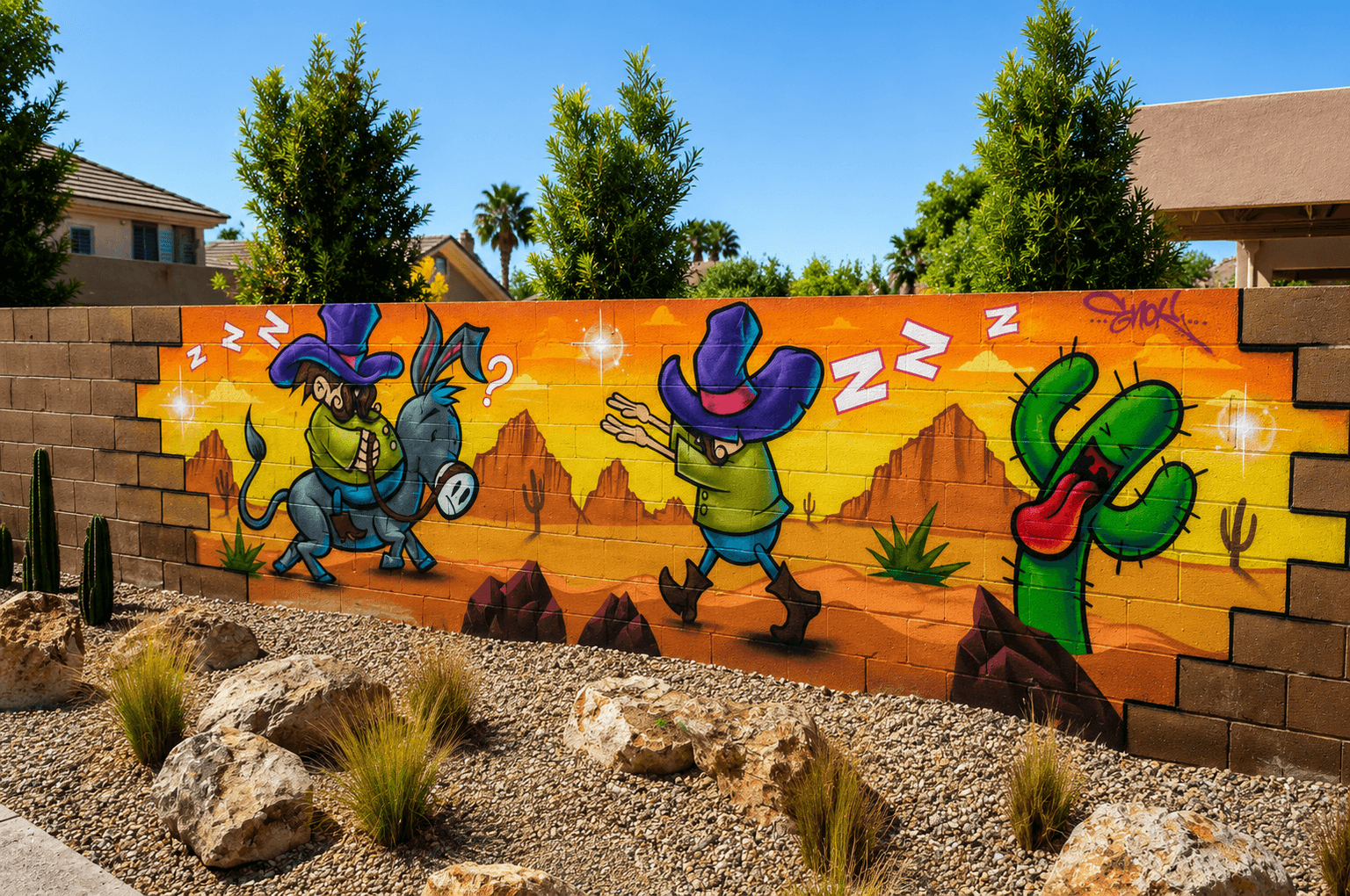 Backyard Walls · V