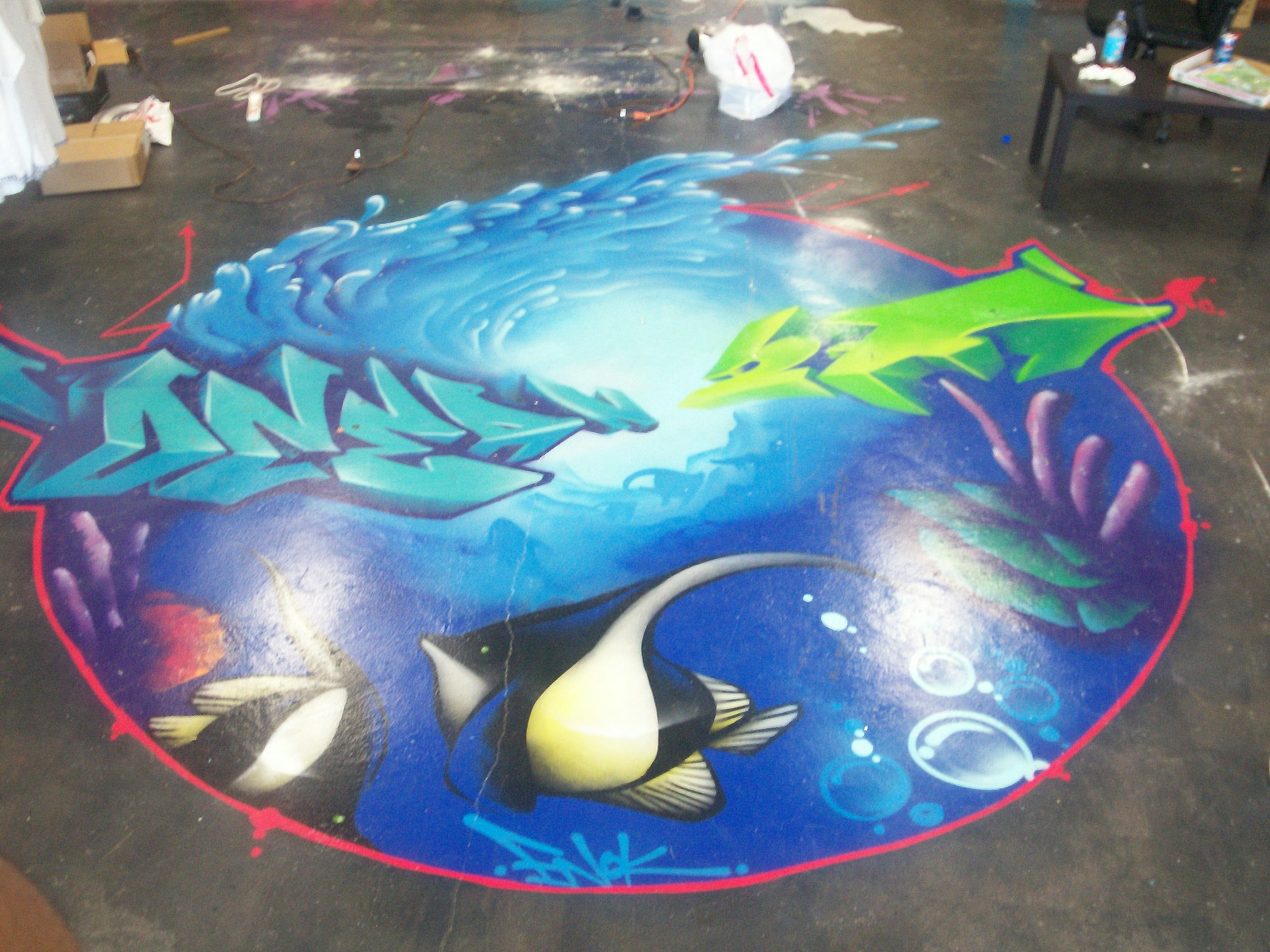 Mural by Enok — 3D FLOOR ART